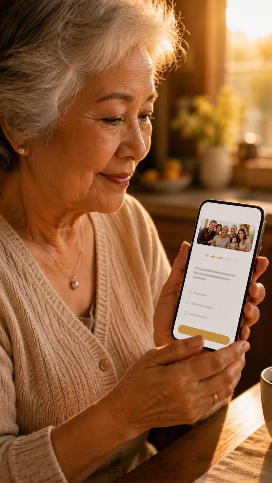 Family using the Legacy survey
