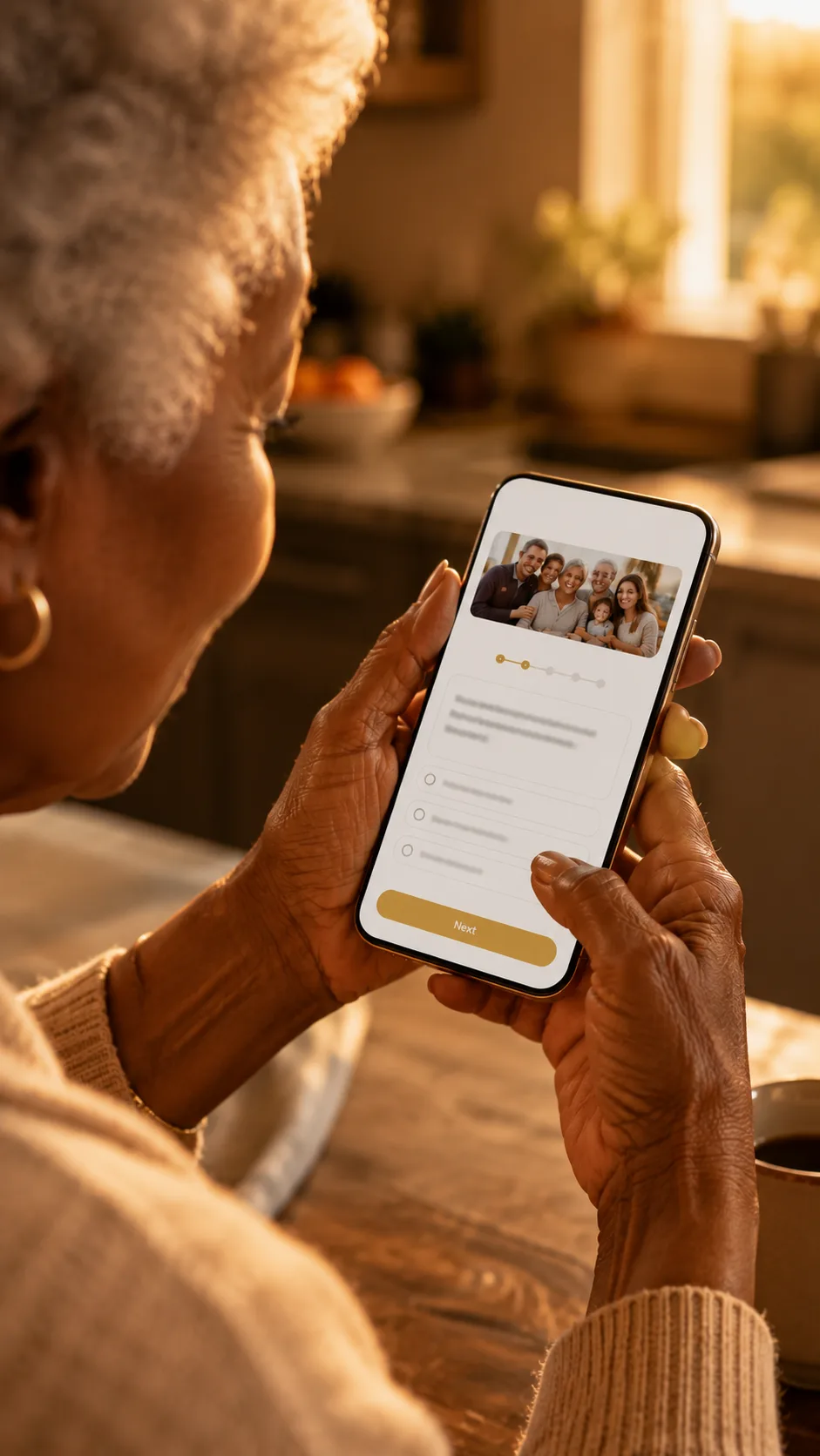 Family using the Legacy survey