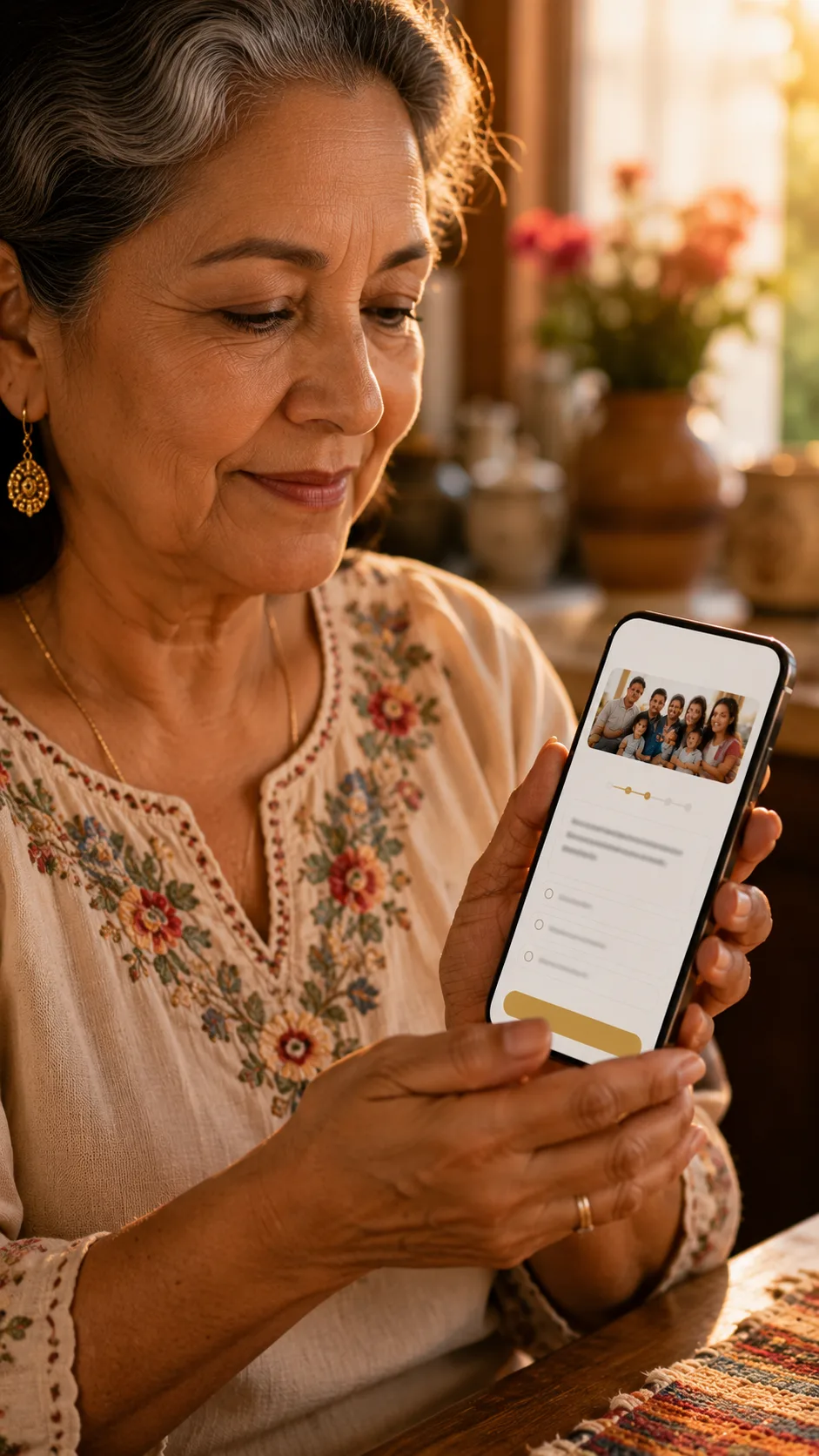 Family using the Legacy survey