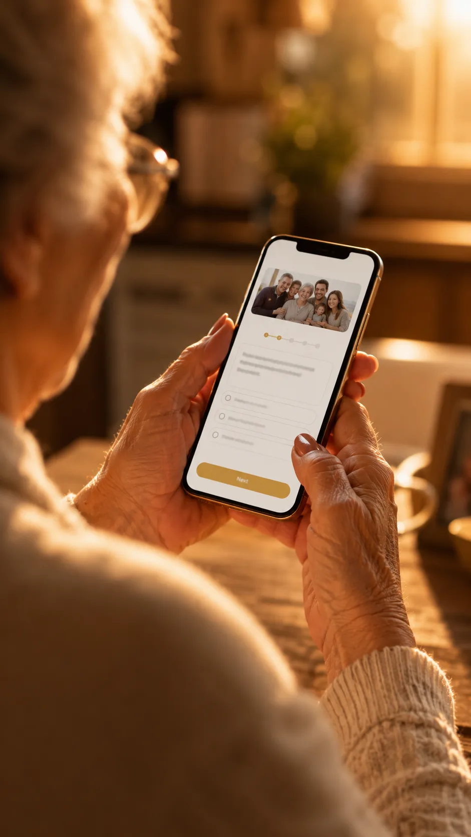 Family using the Legacy survey